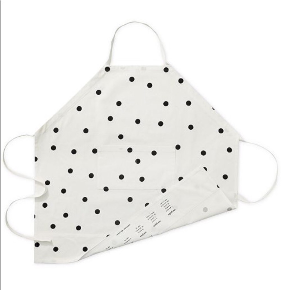 Kate space polka dot cotton apron - Picture 1 of 5